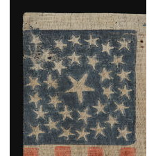 33 STARS, MEDALLION CONFIGURATION, PRE-CIVIL WAR THROUGH WAR PERIOD, 1859-1861