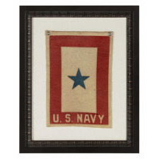 WWI SON-IN-SERVICE BANNER FOR A U.S. NAVYMAN