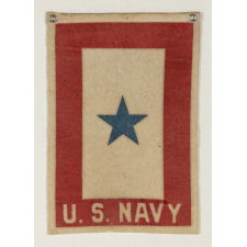 WWI SON-IN-SERVICE BANNER FOR A U.S. NAVYMAN