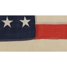 46 STARS ON A FLAG IN A SMALL SCALE FOR THE PERIOD, 1907-1912, OKLAHOMA STATEHOOD