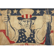 THE BEST OF ALL REMEMBER PEARL HARBOR BANNERS THAT I HAVE EVER ENCOUNTERED, WITH UNCLE SAM , A “V” FOR VICTORY, “KEEP ‘EM ROLLING AND KEEP ‘EM FLYING SLOGANS