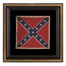 CONFEDERATE PARADE FLAG IN THE SOUTHERN CROSS / BATTLE FLAG FORMAT, REUNION PERIOD, ca 1920-30