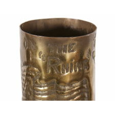 WWI AMERICAN SOLDIER’S TRENCH ART, MADE FROM A 75mm ARTILLERY SHELL IN THE RHINELAND DURING U.S. OCCUPATION, 1918-1919