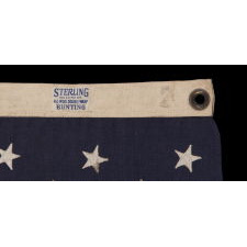 15 STARS AND 15 STRIPES, A COPY OF THE STAR SPANGLED BANNER, THE FAMOUS FLAG, UPON WHICH FRANCIS SCOTT KEY GAZED IN BALTIMORE HARBOR WHILE WRITING THE WORDS TO THE SONG OF THE SAME NAME; THIS EXAMPLE MADE BY ANNIN & COMPANY IN NEW YORK CITY, CA 1912-14