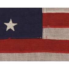 15 STARS AND 15 STRIPES, A COPY OF THE STAR SPANGLED BANNER, THE FAMOUS FLAG, UPON WHICH FRANCIS SCOTT KEY GAZED IN BALTIMORE HARBOR WHILE WRITING THE WORDS TO THE SONG OF THE SAME NAME; THIS EXAMPLE MADE BY ANNIN & COMPANY IN NEW YORK CITY, CA 1912-14