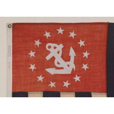 POWER SQUADRONS ENSIGN, MADE BY ANNIN IN NEW YORK CITY, 1914-1920’s