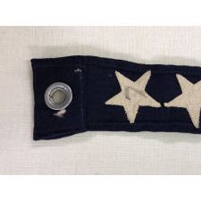 U.S. NAVY COMMISSION PENNANT WITH 7 STARS, A 4 FT. EXAMPLE, WWI-WWII ERA (1917-1945)