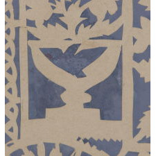 EXCEPTIONAL PATRIOTIC SCHERENSCHNITTE (PAPER CUTTING), IN THE STYLE OFTEN ATTRIBUTED TO ISAAC STIEHLY, ENTITLED “LIBERTY,” WITH IMAGERY THAT INCLUDES AN AMERICAN EAGLE WITH A 14 STAR, 14 STRIPE FLAG IN ITS BEAK, A RATTLESNAKE, LOVE BIRDS, AND EAGLES ON URNS, CA 1830-1850