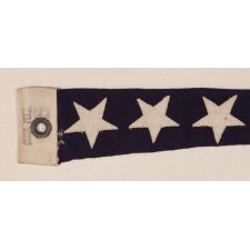 U.S. NAVY COMMISSION PENNANT WITH 7 STARS, A 6 FT. EXAMPLE, WWI-WWII ERA (1917-1945)