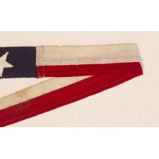 U.S. NAVY COMMISSION PENNANT WITH 7 STARS, A 6 FT. EXAMPLE, WWI-WWII ERA (1917-1945)