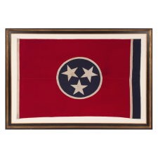 TENNESSEE STATE FLAG, MADE BY ANNIN IN NEW YORK CITY, CIRCA 1920’S – 1940’S