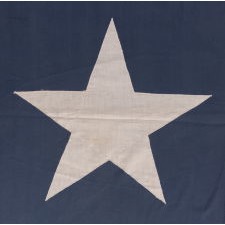 VINTAGE FLAG OF THE REPUBLIC OF TEXAS, THAT BECAME THE TEXAS STATE FLAG, MADE BY DECORATORS, INC. OF BRAZIL, INDIANA, [LATER KNOWN AS THE “OLD GLORY DECORATING COMPANY”], MOST LIKELY FOR THE 1936 CENTENNIAL OF THE REPUBLIC OF TEXAS AS AN INDEPENDENT NATION, OR FOR THE 1945 CENTENNIAL OF TEXAS STATEHOOD