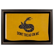 STANDARD OF THE COMMANDER IN CHIEF OF THE CONTINENTAL U.S. NAVY, BETTER KNOWN AS THE "GADSDEN FLAG," CIRCA 19-TEENS – 1940’s