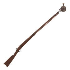 RIFLE STYLE PARADE TORCH, AN EXCEPTIONAL EXAMPLE, circa 1860-1880's