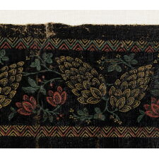 MONUMENTAL, HAND-PAINTED & BLOCK-PRINTED BANNER, MADE FOR THE 1876 CENTENNIAL INTERNATIONAL EXPOSITION IN PHILADELPHIA, WITH A SPREAD-WINGED EAGLE, CROSSED FLAGS, AND THE NAMES OF 37 STATES; EXTREMELY RARE; ARGUABLY THE MOST ELABORATE OF ALL KNOWN TEXTILES PRODUCED FOR THE EVENT