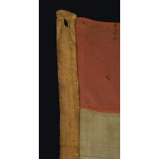 THE PERSONAL HEADQUARTERS FLAG OF PHILIP HENRY SHERIDAN FROM THE SPRING - SUMMER OF 1862, WHEN HE LED THE 2ND MICHIGAN CAVALRY WITH GREAT EFFECT AND ROSE FROM CAPTAIN TO MAJOR GENERAL