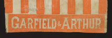 RARE 36 STAR PARADE FLAG, MADE FOR THE 1880 PRESIDENTIAL CAMPAIGN OF GARFIELD AND ARTHUR