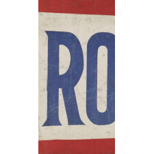 ELONGATED PENNANT MADE FOR THE 1912 PRESIDENTIAL CAMPAIGN OF THEODORE ROOSEVELT & HIRAM JOHNSON, WHEN THEY RAN ON THE INDEPENDENT, BULL MOOSE / PROGRESSIVE PARTY TICKET