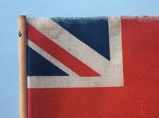 SMALL BRITISH UNION JACK PARADE FLAG, 1890-1918