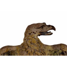EXCEPTIONAL STONE COMPOSITE EAGLE, ATTRIBUTED TO AUSTIN & SEELEY, LEADING ENGLISH MANUFACTURERS OF GARDEN ORNAMENTATION, circa 1826-1850’s