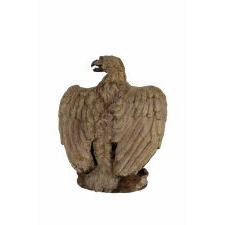 EXCEPTIONAL STONE COMPOSITE EAGLE, ATTRIBUTED TO AUSTIN & SEELEY, LEADING ENGLISH MANUFACTURERS OF GARDEN ORNAMENTATION, circa 1826-1850’s