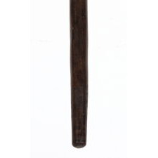 SUBSTANTIAL ROSEWOOD CANE WITH A HAND-CARVED BUFFALO HEAD, CA 1940