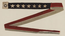 U.S. NAVY COMMISSIONING PENNANT BELONGING TO U.S. NAVY SUBMARINE CAPTAIN WILLIAM ROSS BANKS, WWII ERA OR SHORTLY THEREAFTER