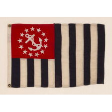 POWER SQUADRONS ENSIGN, MADE BY ANNIN IN NEW YORK CITY or NEW JERSEY, circa 1914-WWII ERA